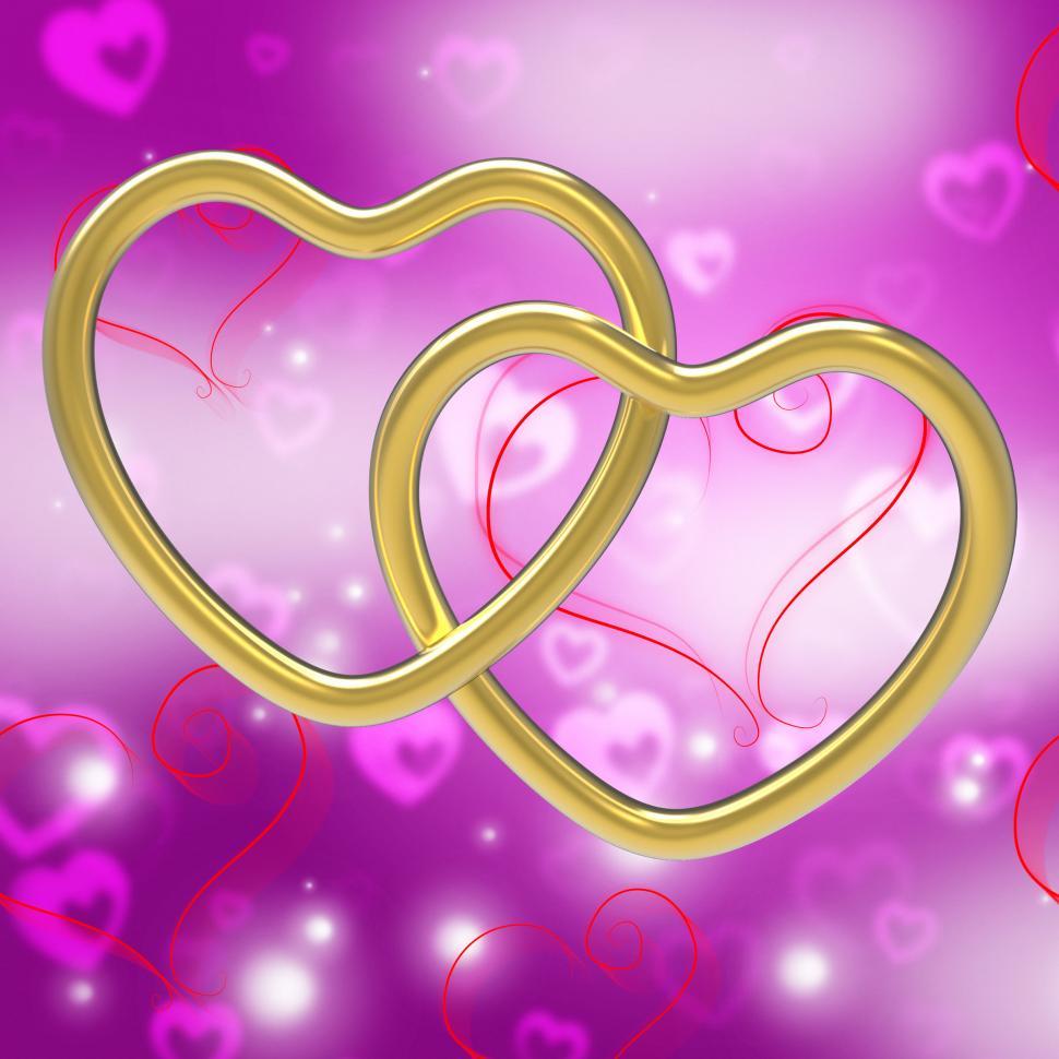 Free Image of Wedding Rings Means Valentines Day And Eternity 