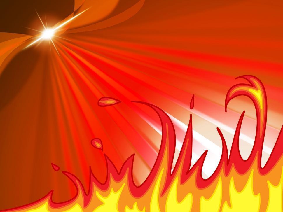 Free Image of Sun Rays Represents Glowing Radiance And Blazing 