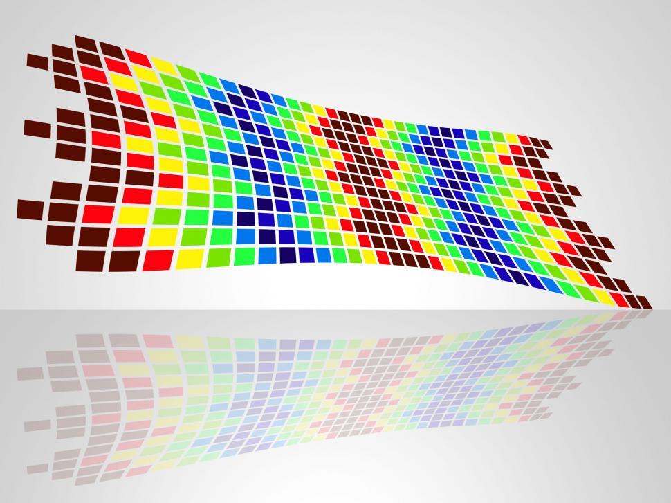 Free Image of Color Pattern Indicates Decorative Squares And Blocks 