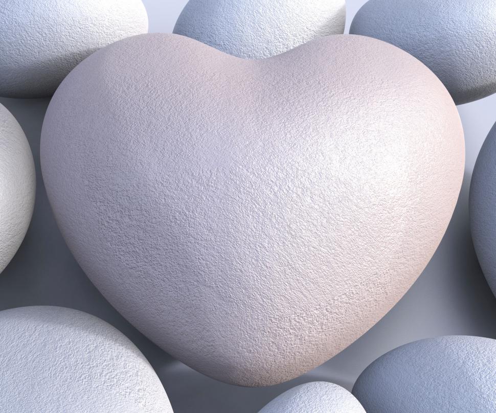 Free Image of Spa Stones Means Valentine Day And Calmness 