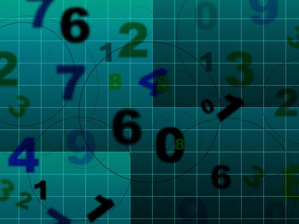 Free Image of Education Numbers Represents Numeracy Train And Learning 