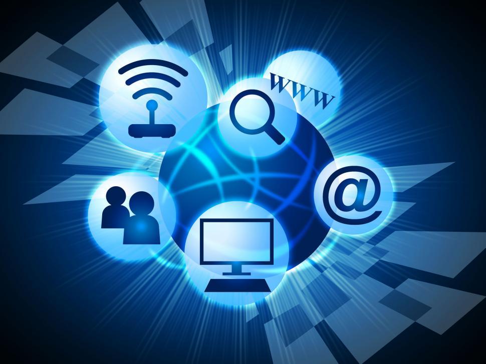 Free Image of Social Media Means World Wide Web And Communicate 