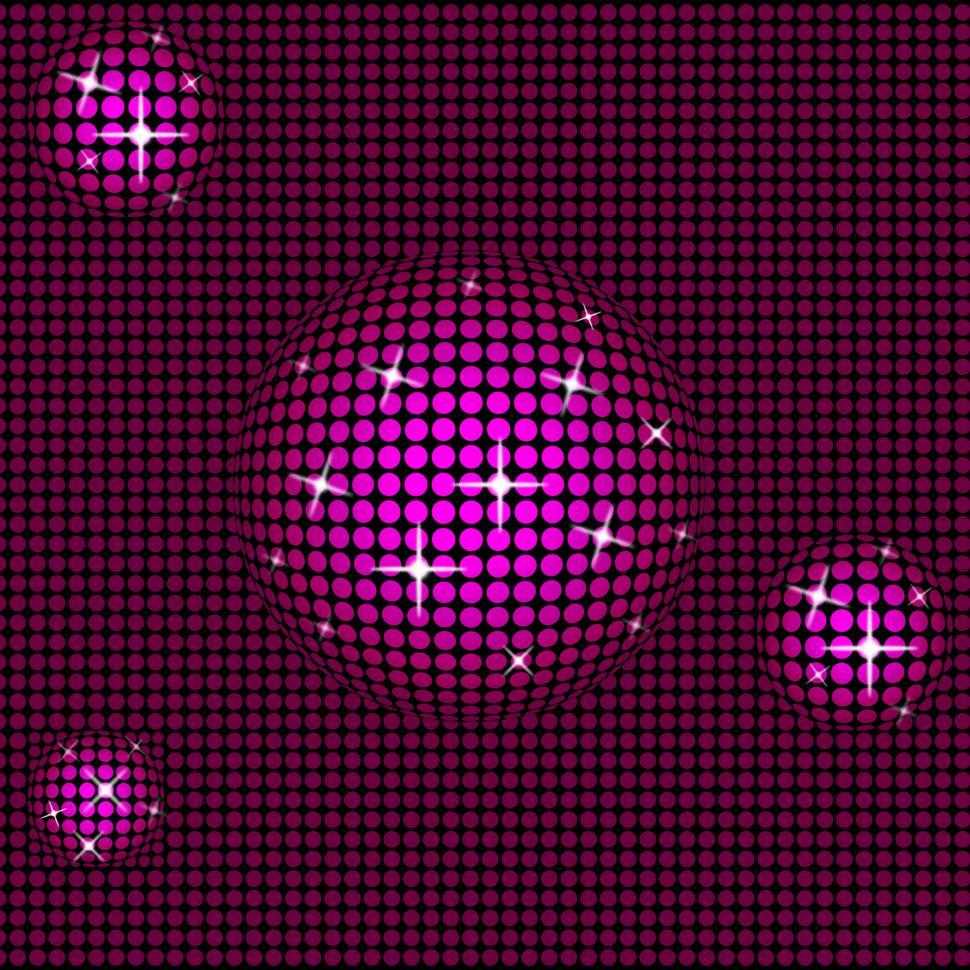 Free Image of Sphere Pink Indicates High Tech And Abstract 