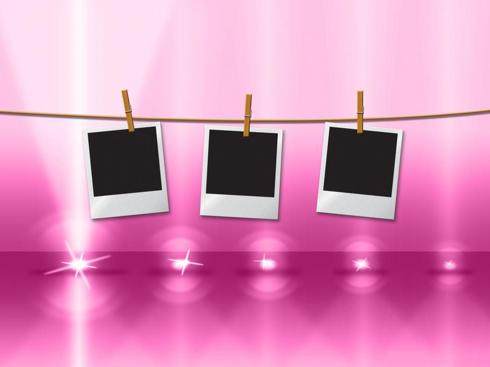 Free Image of Photo Frames Shows Beam Of Light And Copy 