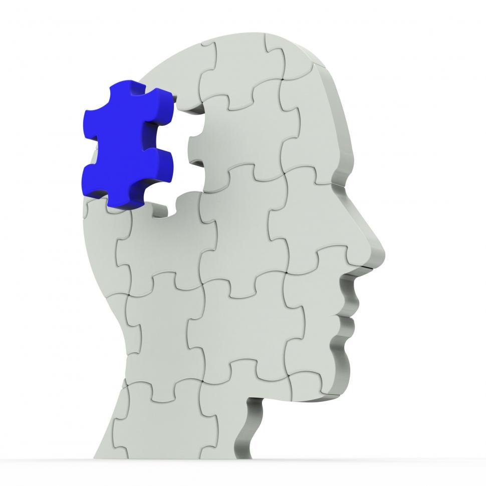 Free Image of Missing Idea Shows Think About It And Reflect 