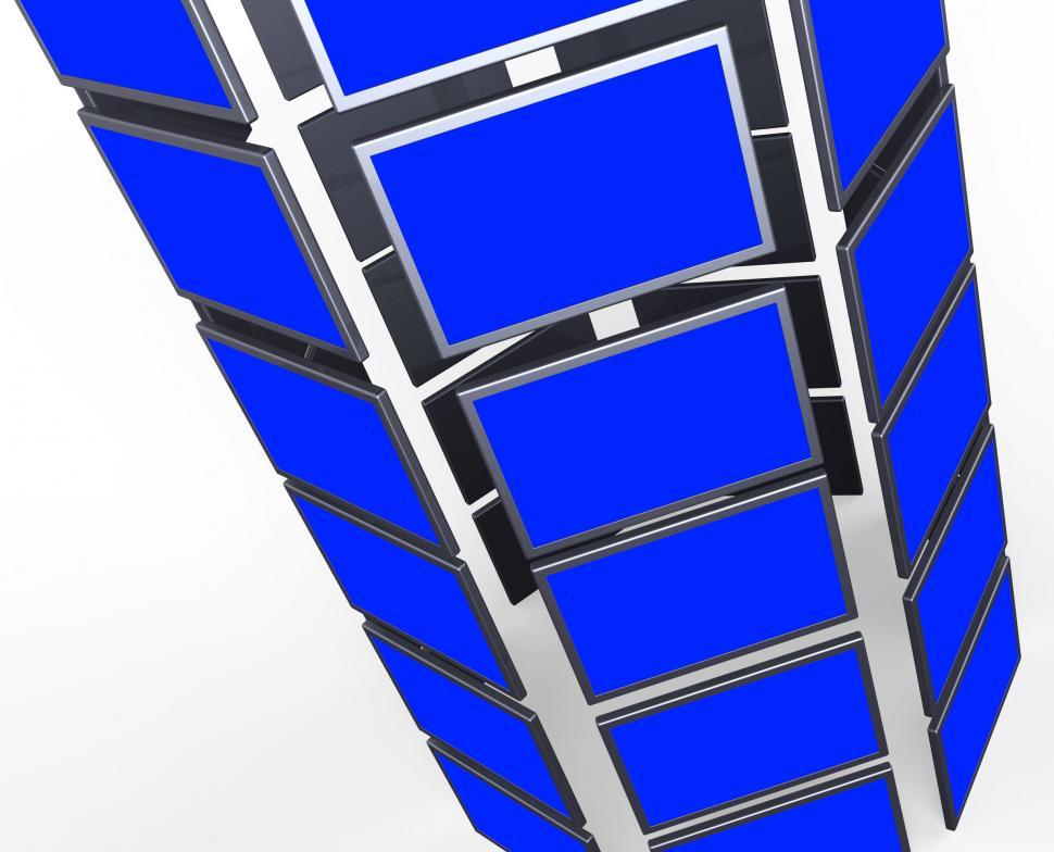 Free Image of Copyspace Monitors Represents Flat Screen And Blank 