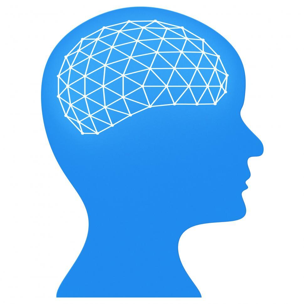 Free Image of Brain Think Shows Consideration Contemplating And Head 