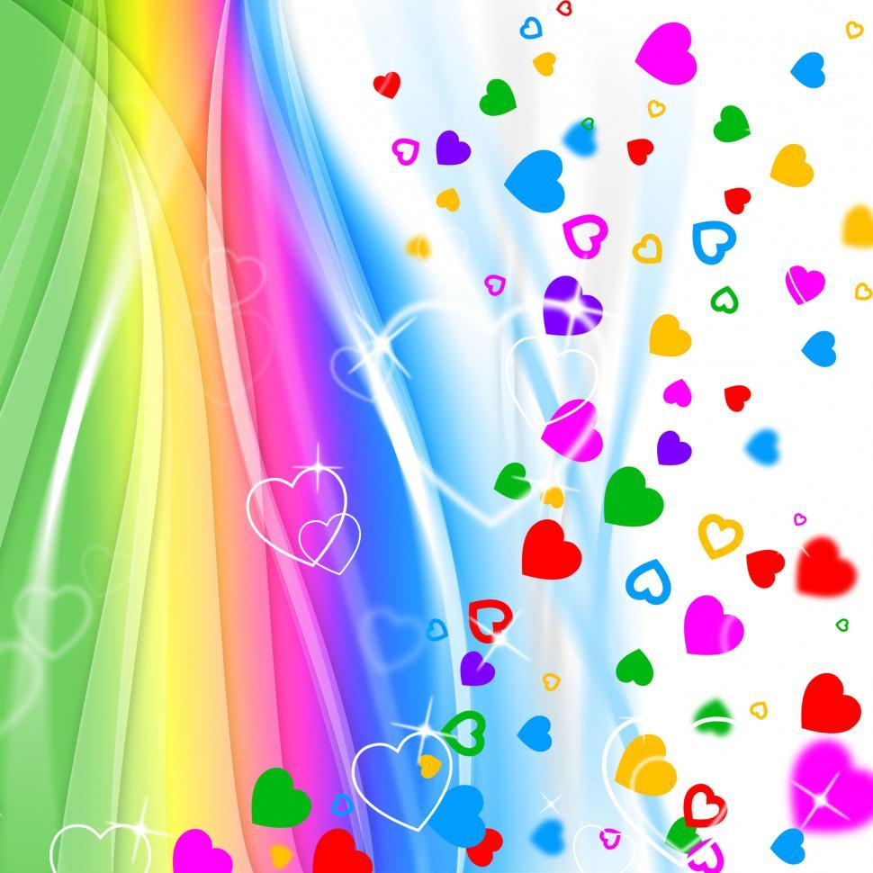 Free Image of Heart Background Indicates Valentines Day And Backdrop 