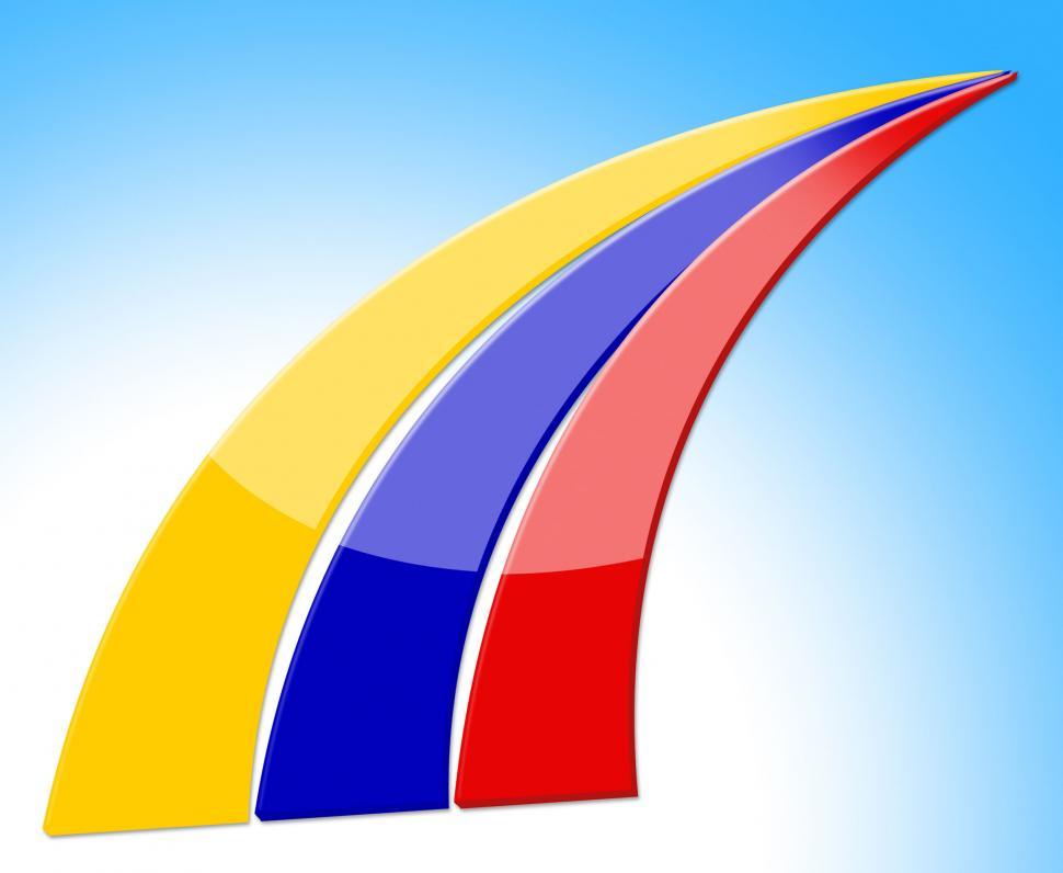 Free Image of Columbia Stripes Represents National Flag And Country 