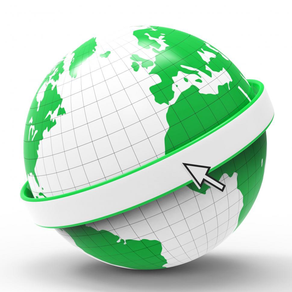 Free Image of Globe Copyspace Shows Globalize Worldwide And Blank 