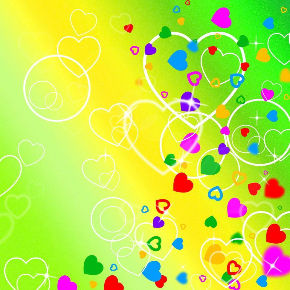 Free Image of Background Heart Represents Valentines Day And Affection 