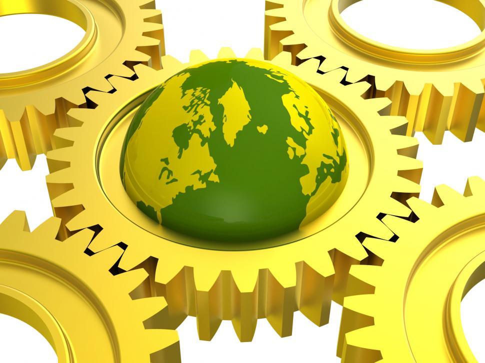 Free Image of Cogs Network Shows Gear Wheel And Clockwork 