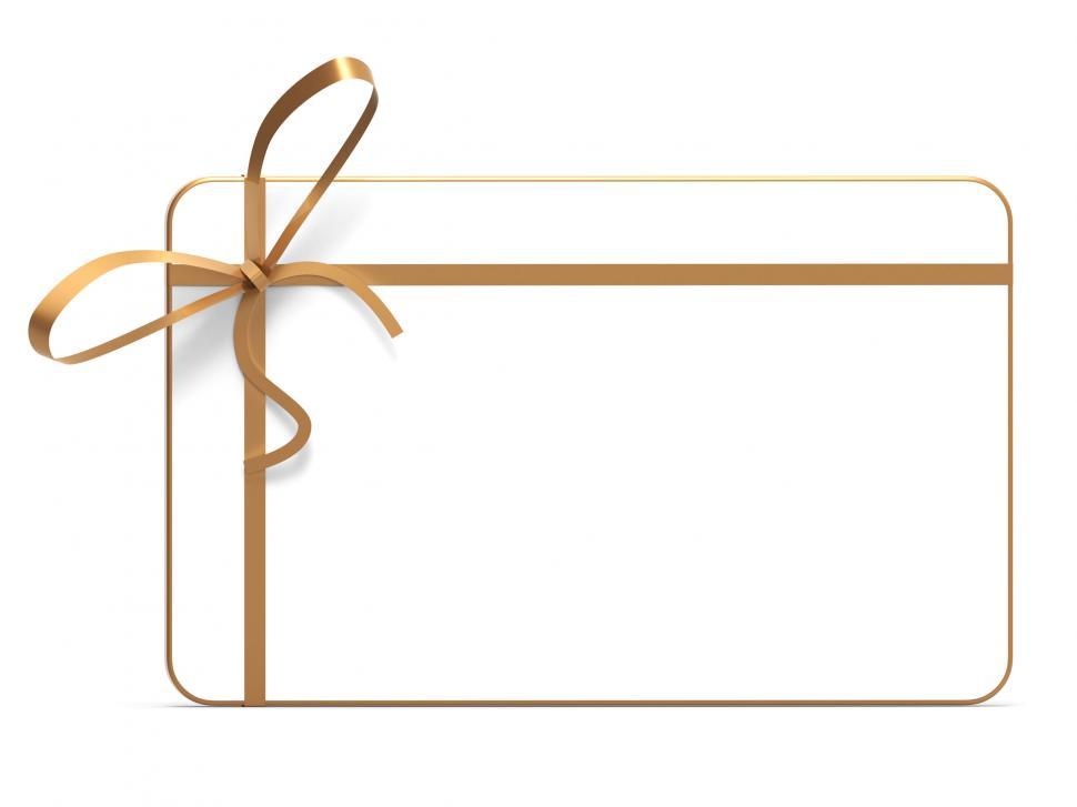 Free Image of Gift Tag Represents Greeting Card And Copyspace 