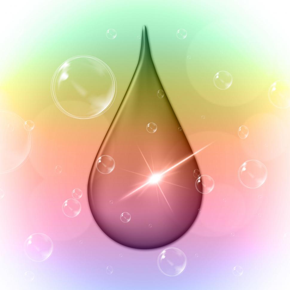 Free Image of Rain Drop Indicates Pastel Color And Drip 