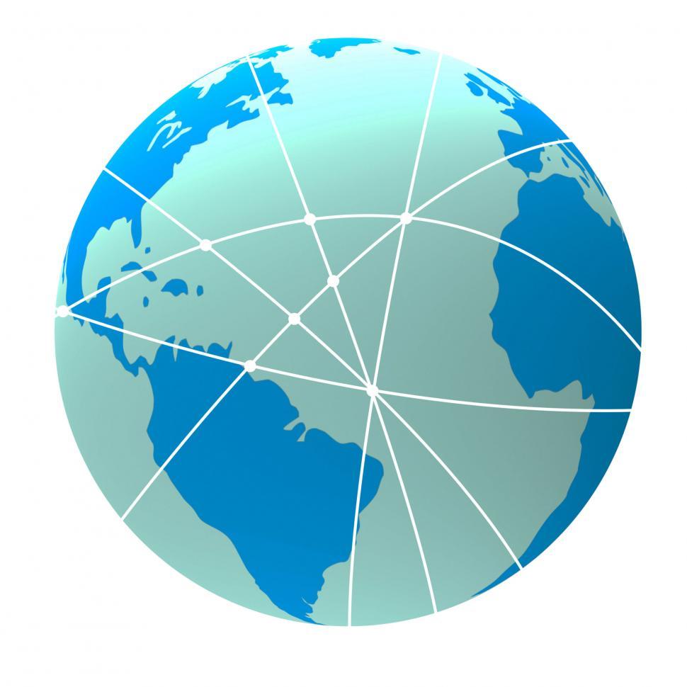 Free Image of World Flights Means Aeroplane Global And Globally 