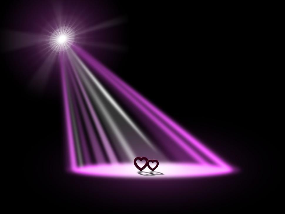 Free Image of Red Stage Means Lightsbeams Of Light And Drama 