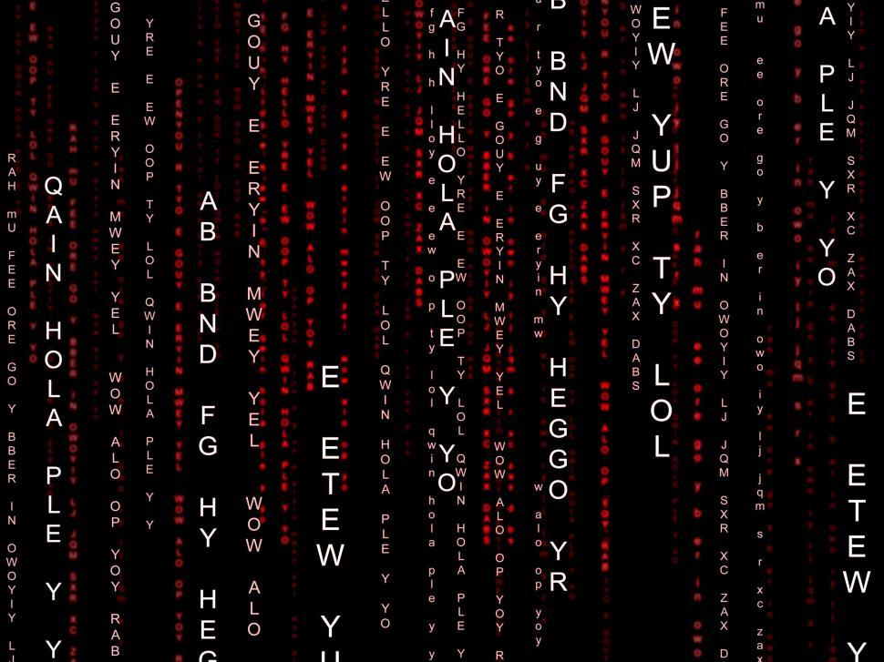 Free Image of Matrix Background Represents Hi Tech And Backdrop 