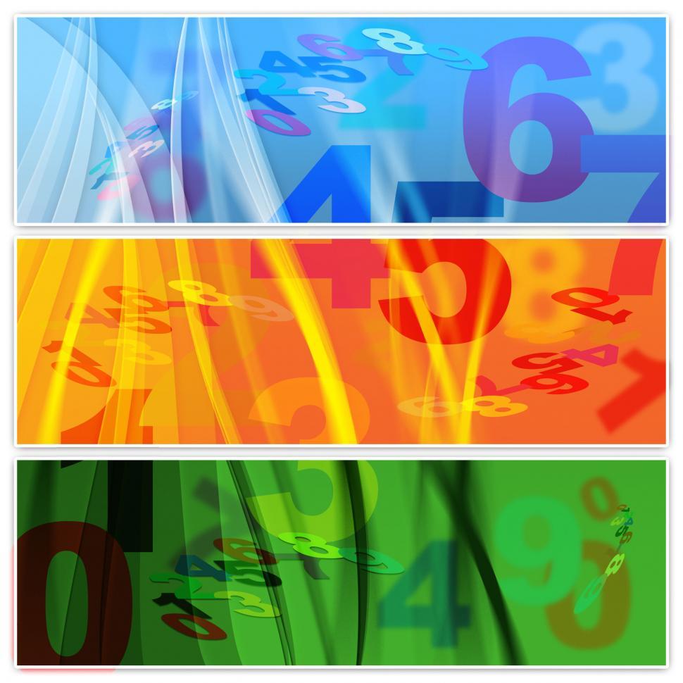 Free Image of Nature Numbers Indicates Blank Space And Abstract 