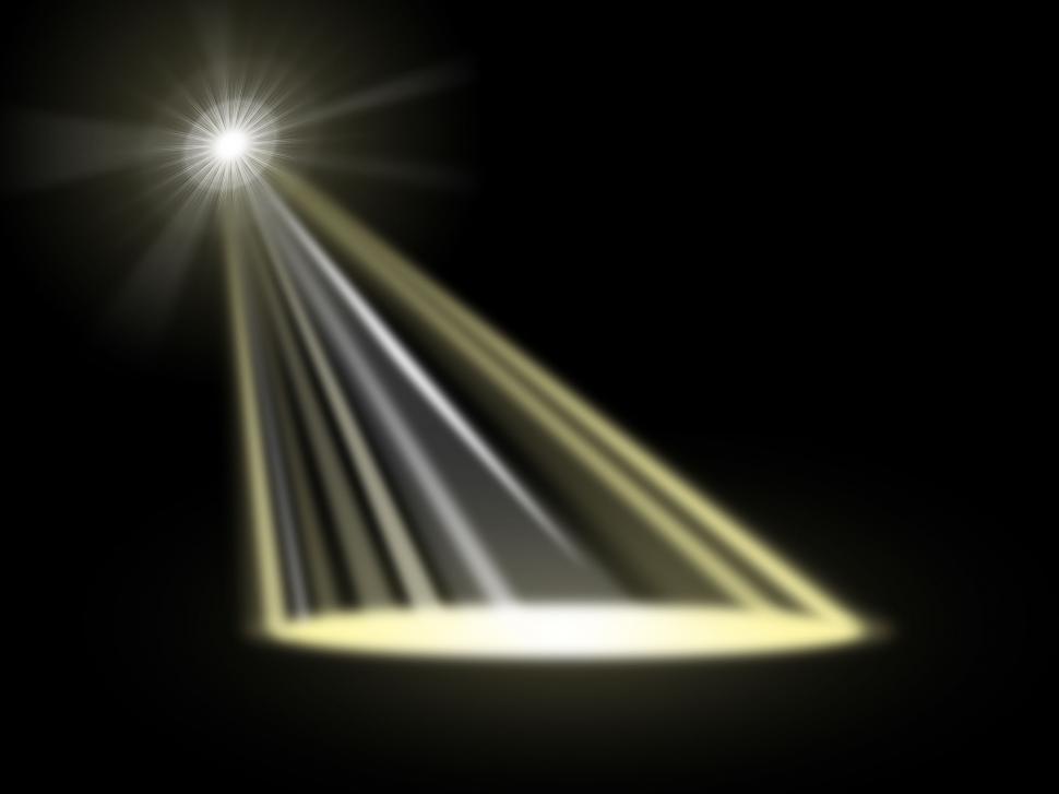 Free Image of Spotlight Stage Indicates Live Event And Beam 