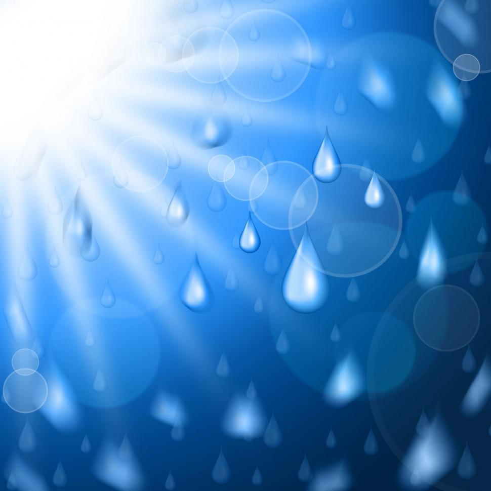 Free Image of Background Sun Indicates Raining Design And Sunburst 