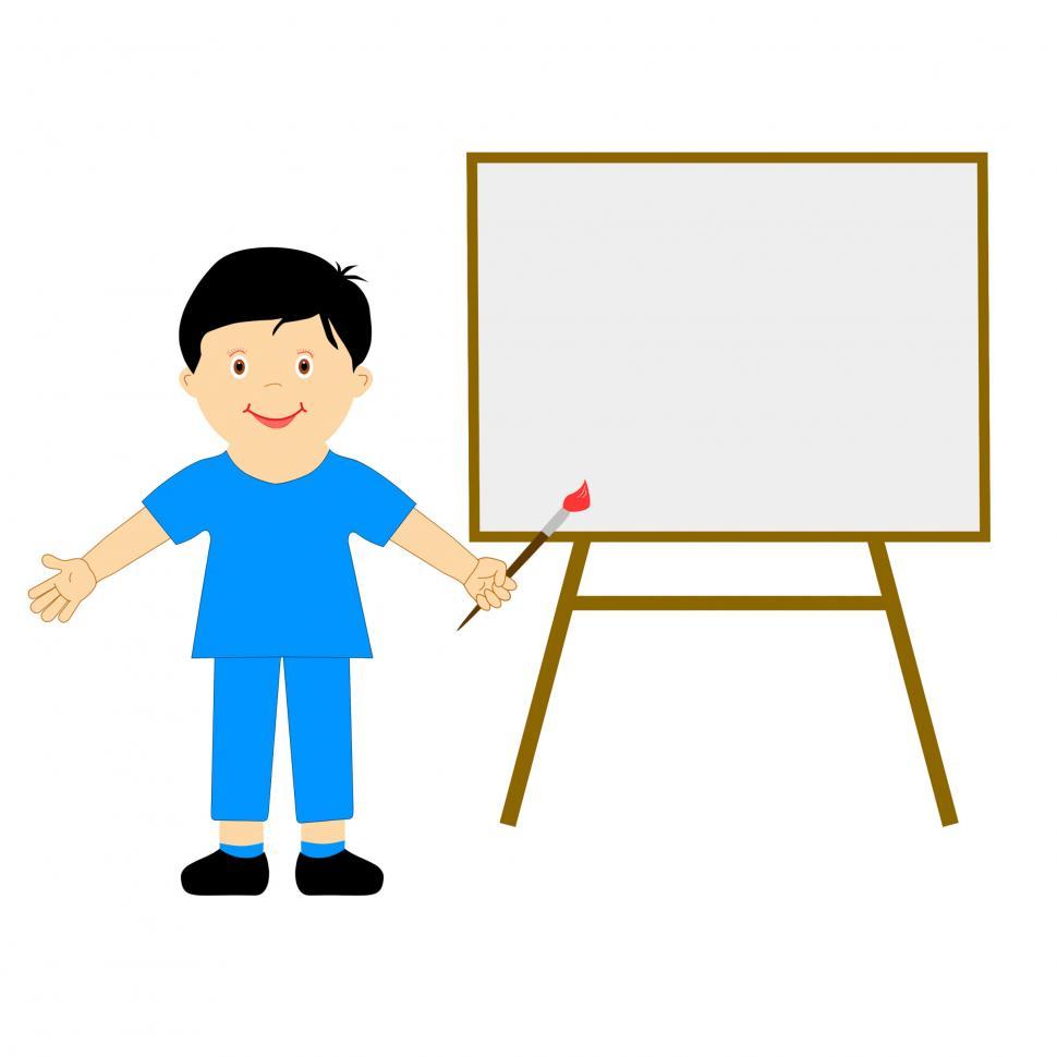 Free Image of Copyspace Boy Represents Correspont Son And Send 