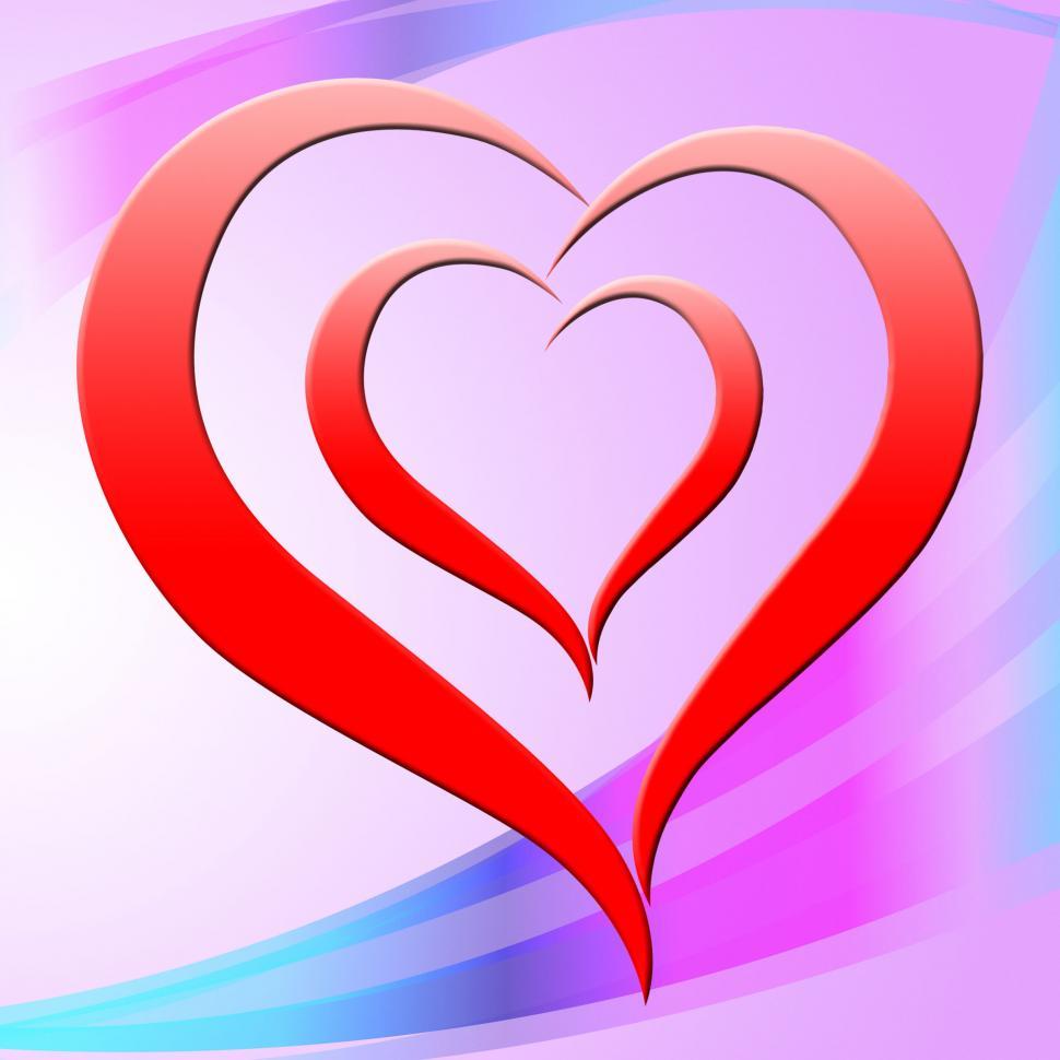 Free Image of Background Heart Represents Valentine Day And Affection 