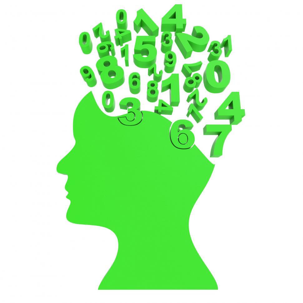 Free Image of Numbers Head Means Person Numeric And University 