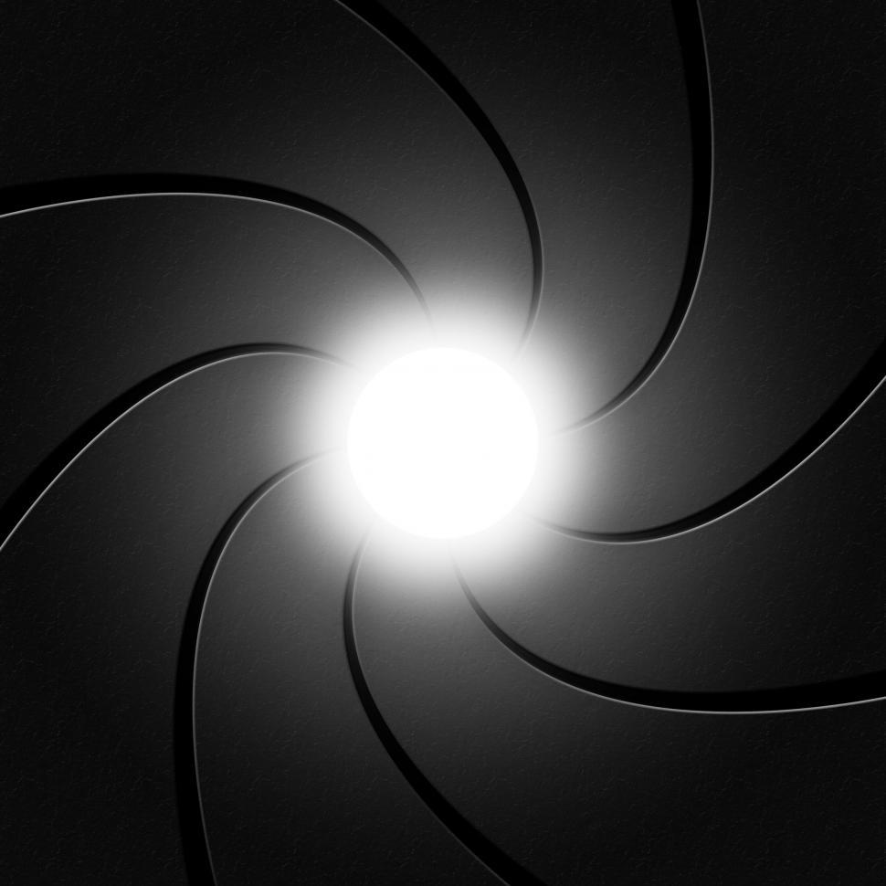Free Image of Camera Photographic Represents Shutter Spiral And Grey 