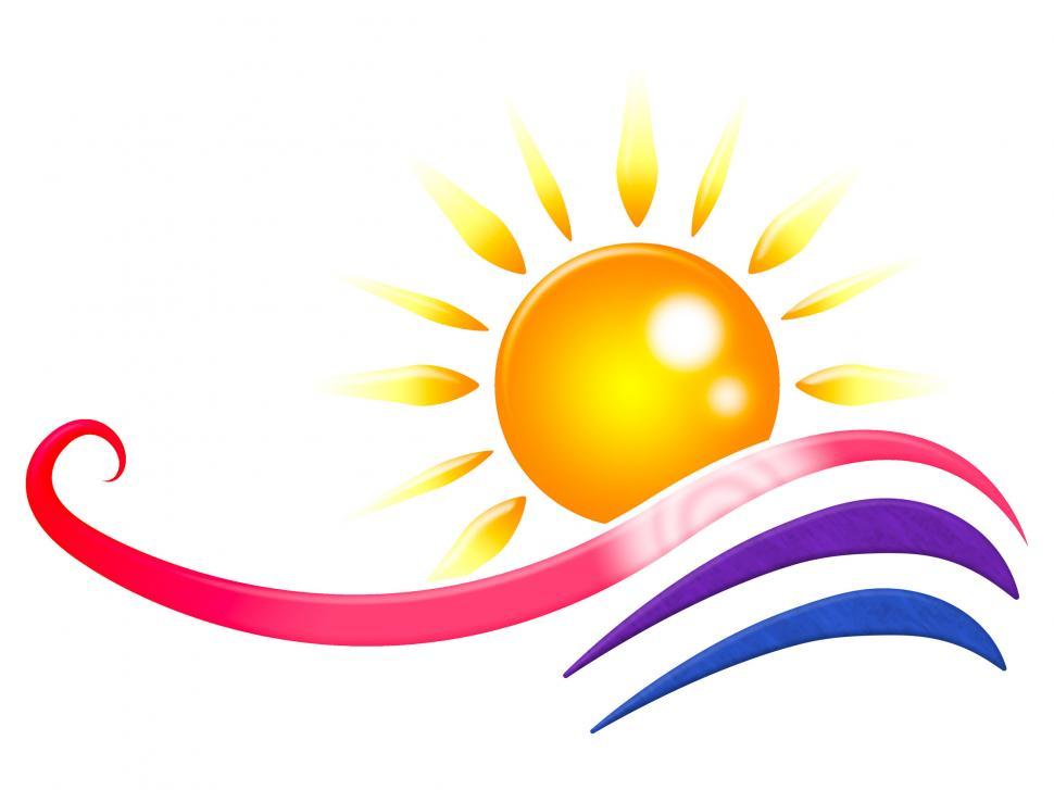 Free Image of Sun Rays Means Swirling Sunrays And Radiance 