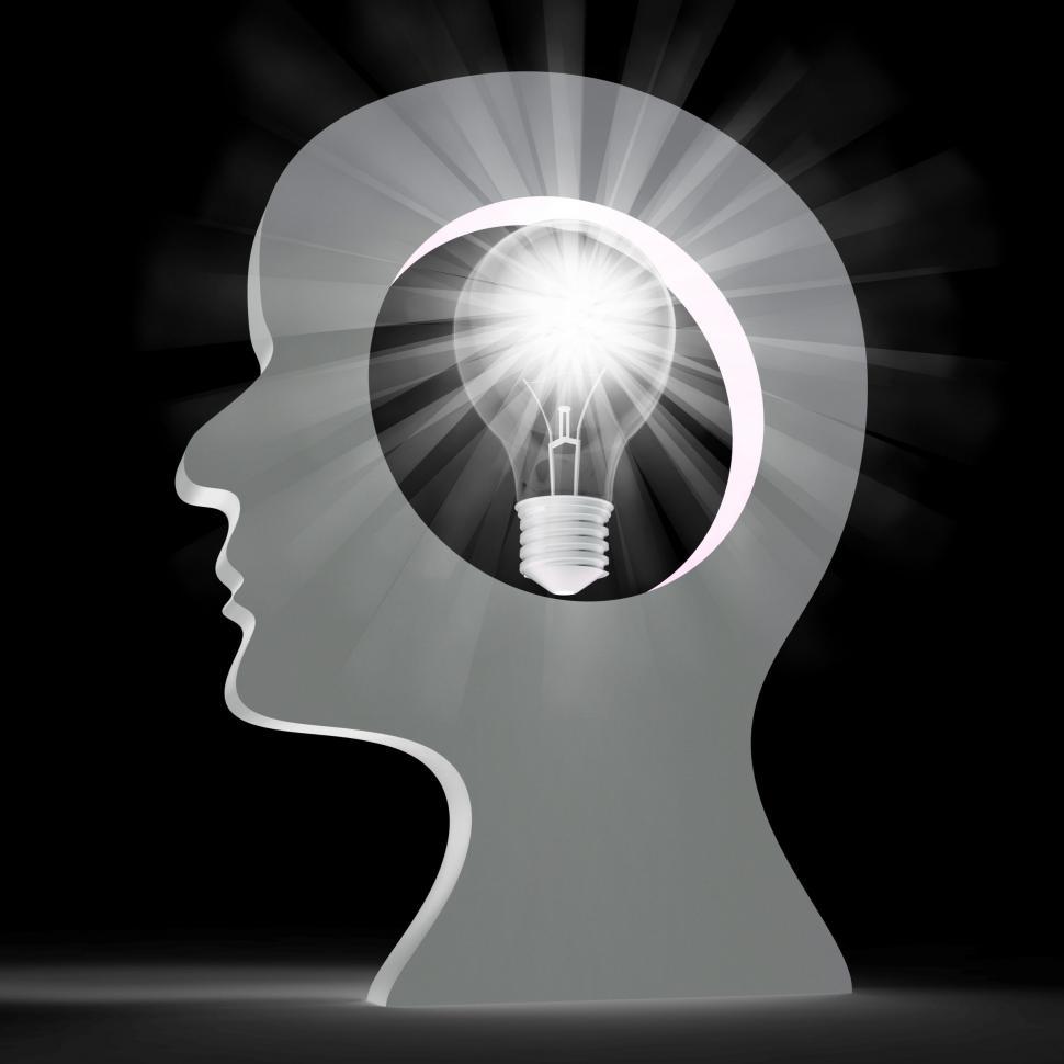 Free Image of Light Bulb Shows Think About It And Creativity 