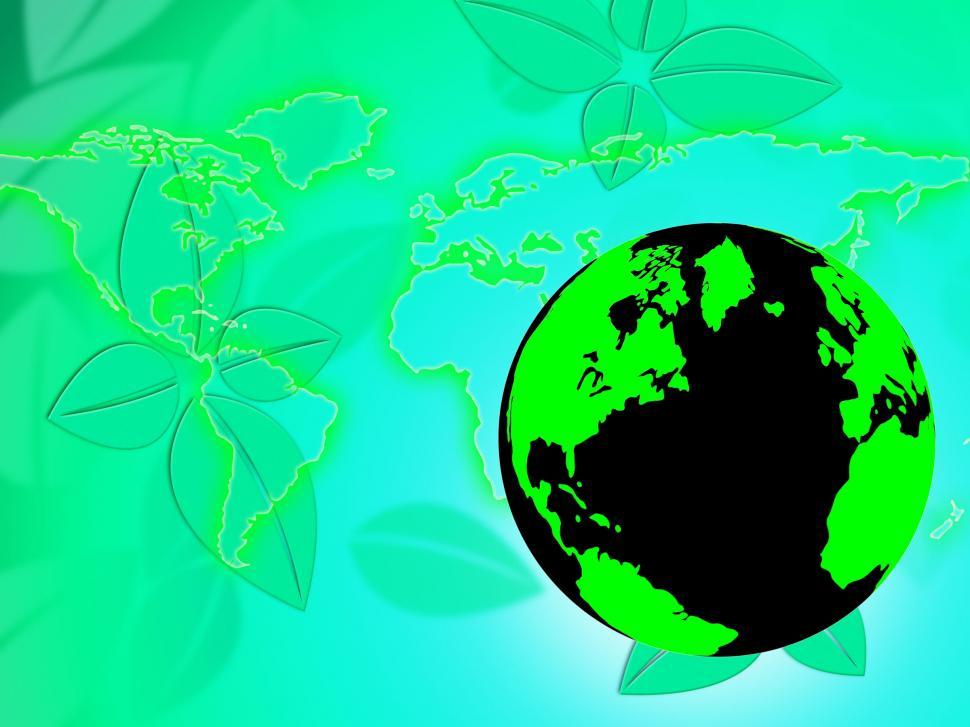 Free Image of Nature World Shows Worldly Globe And Scenic 