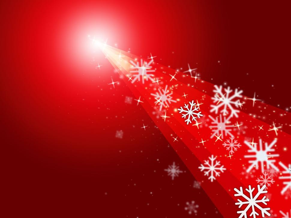 Free Image of Red Stars Means Merry Xmas And Celebrate 