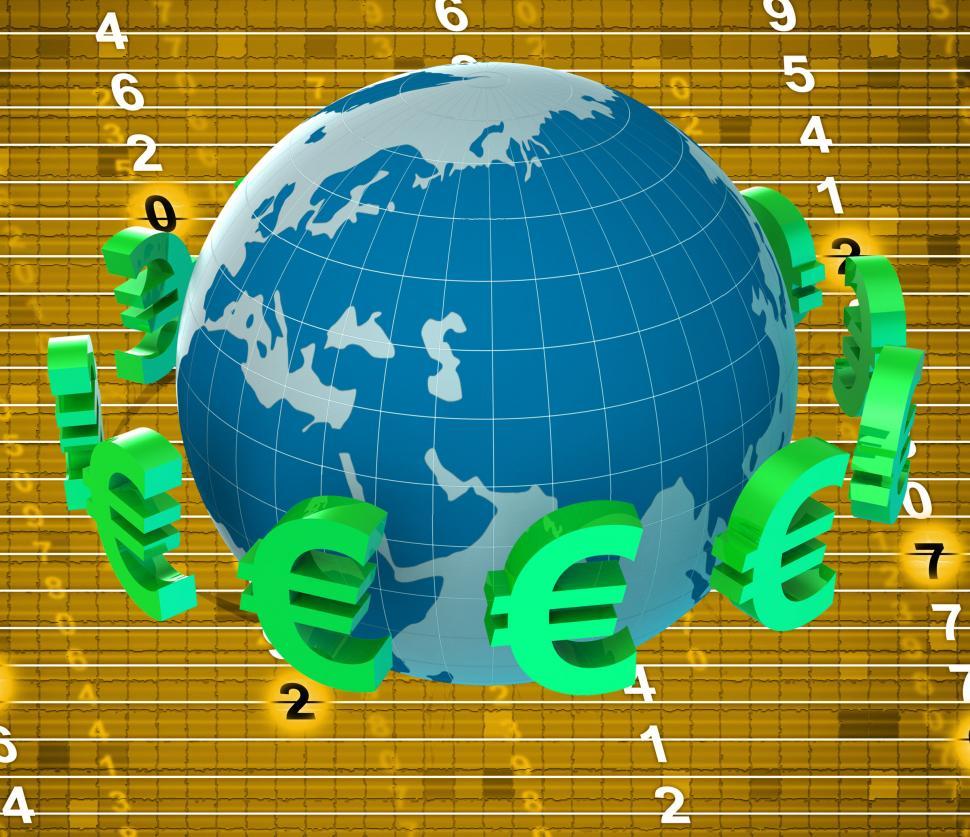 Free Image of Forex Euros Means Foreign Exchange And Banking 