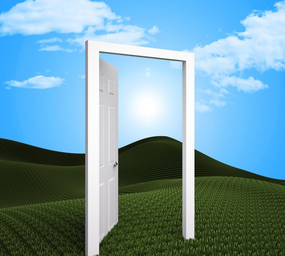 Free Image of Doorway Planning Indicates Target Goals And Aspire 
