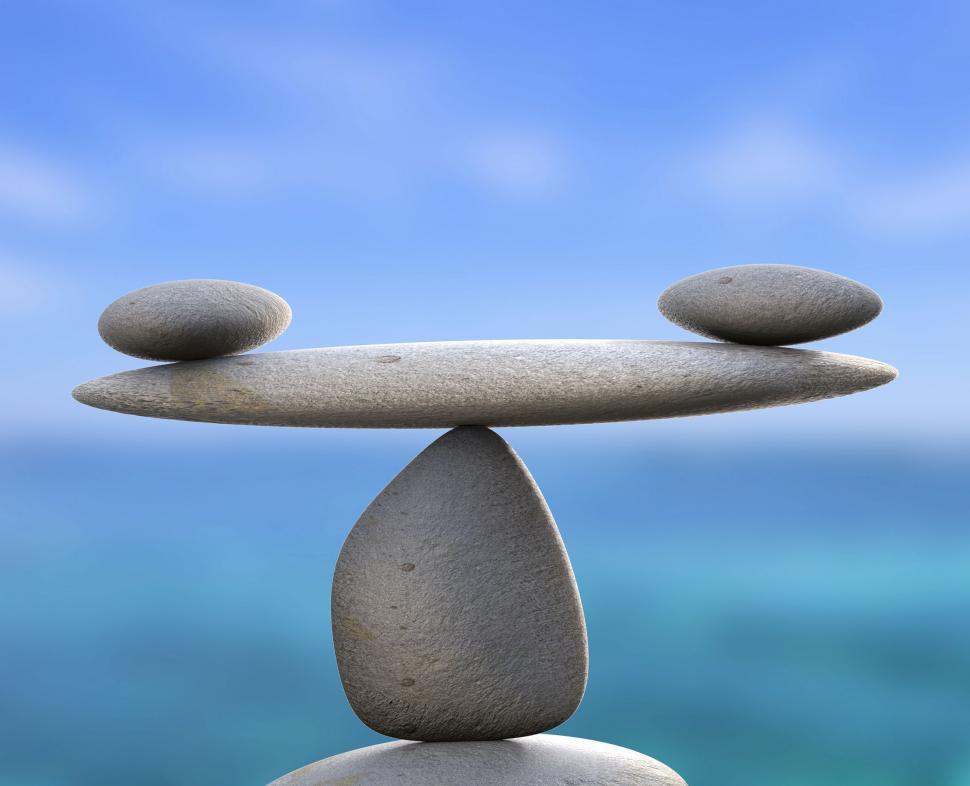 Free Image of Spa Stones Indicates Healthy Equality And Calmness 