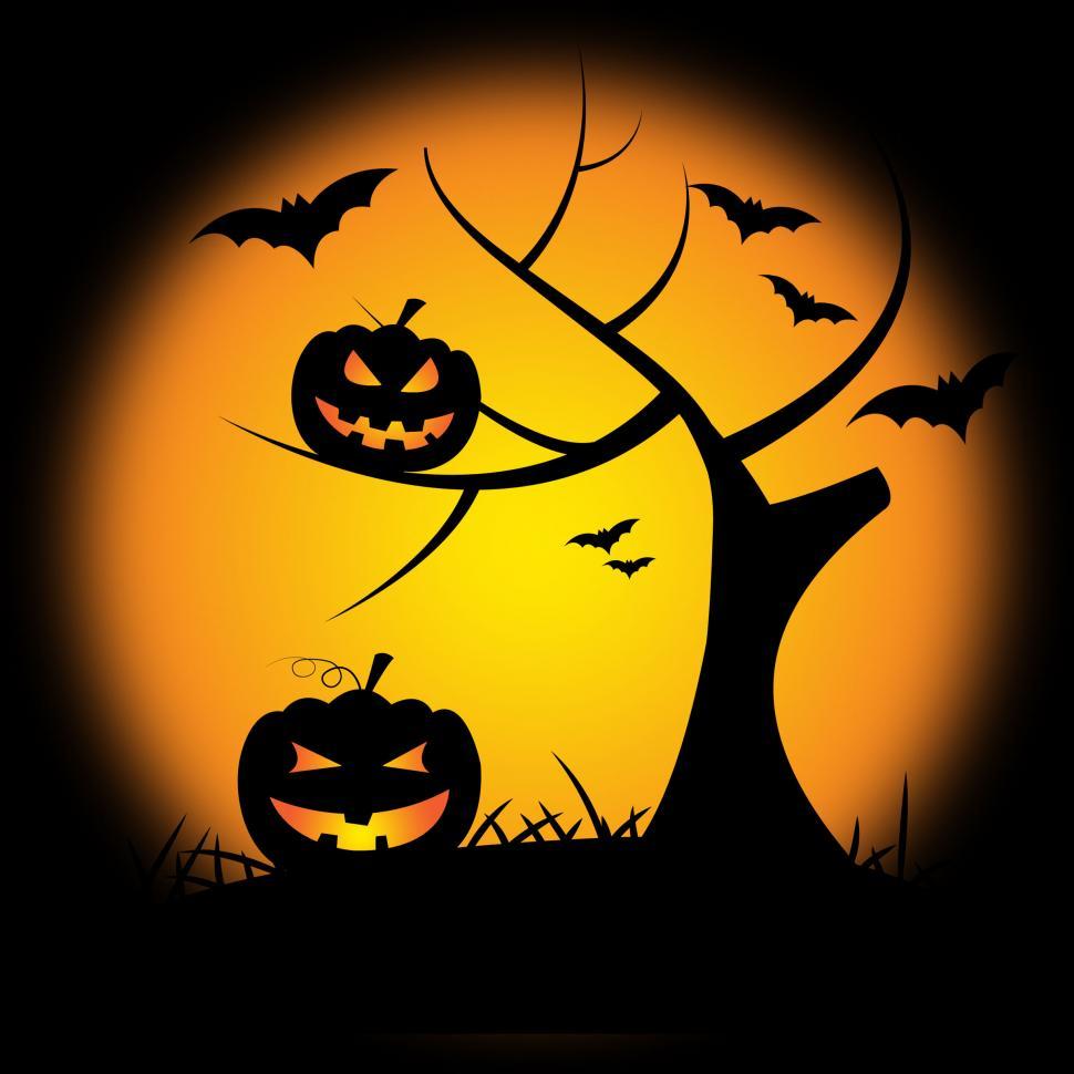 Free Image of Pumpkin Halloween Represents Trick Or Treat And Environment 