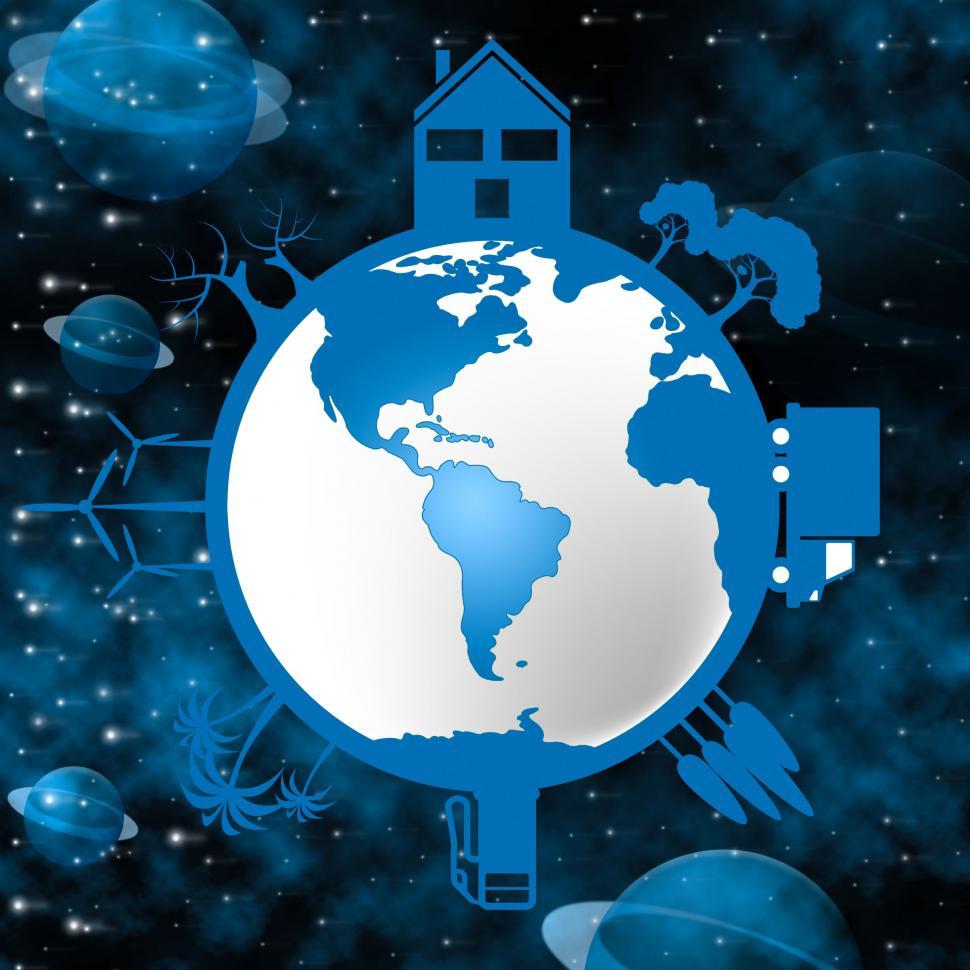 Free Image of Planets Global Means Earth Friendly And Cosmos 
