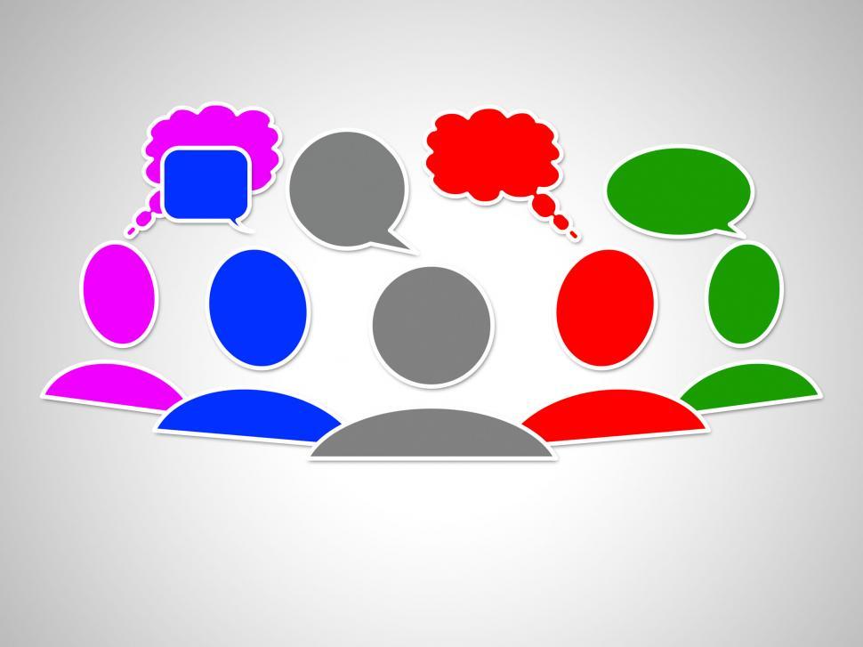 Free Image of Social Media Indicates Connecting People And Connection 