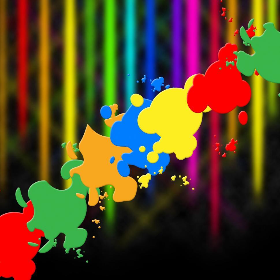 Free Image of Paint Splash Means Splat Splashed And Design 
