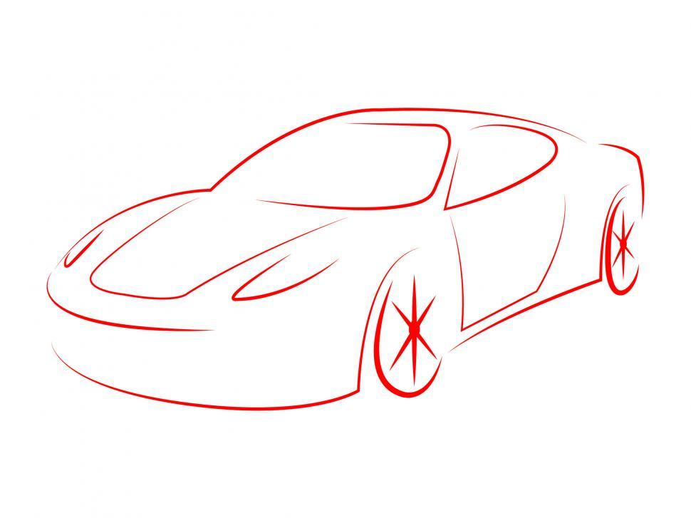 Free Image of Modern Sportscar Indicates Performance Sports-Car And Supercar 