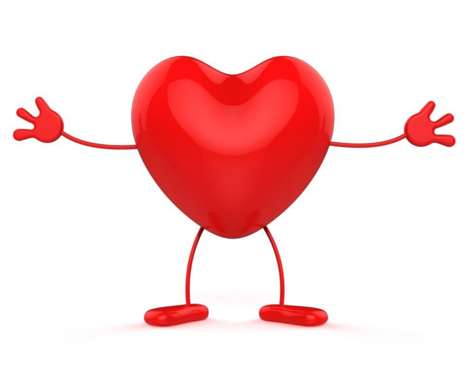 Free Image of Character Healthcare Shows Valentine Day And Affection 