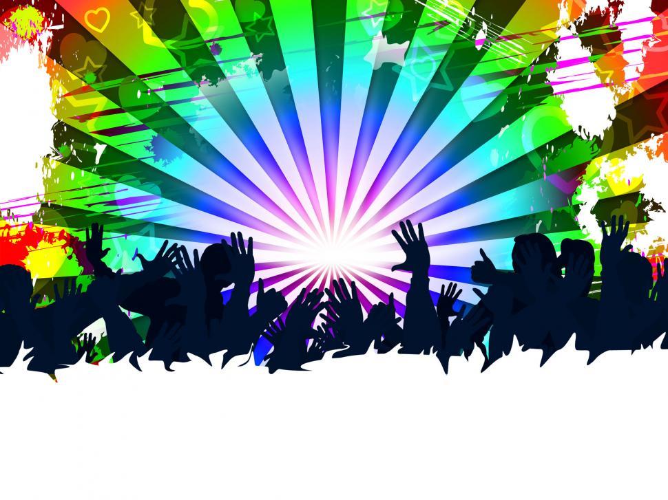 Free Image of Audience Concert Represents Group Of People And Crowd 