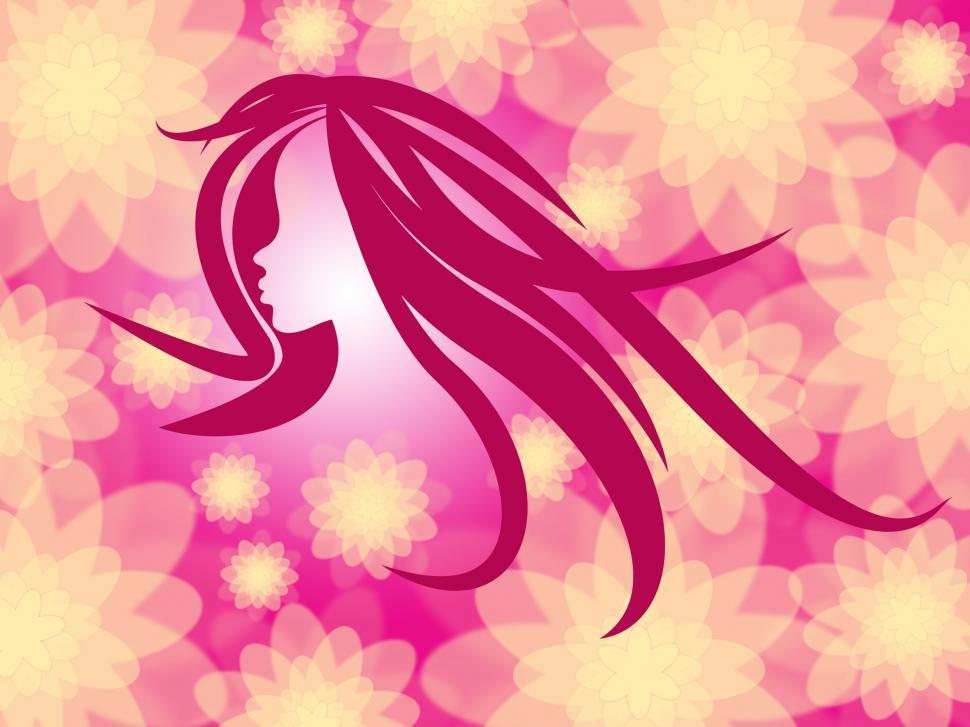 Free Image of Woman Mauve Represents Facial Care And Attractive 