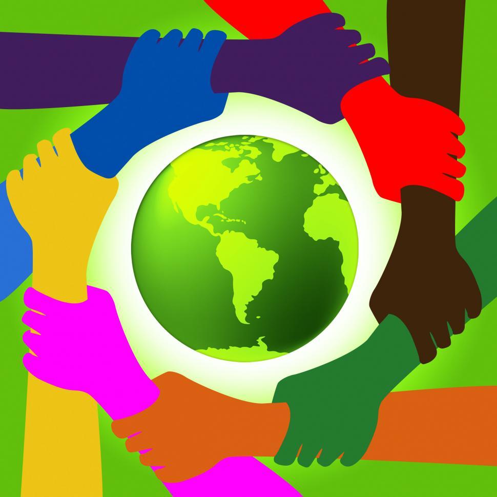 Free Image of Holding Hands Shows Union Togetherness And Bonding 