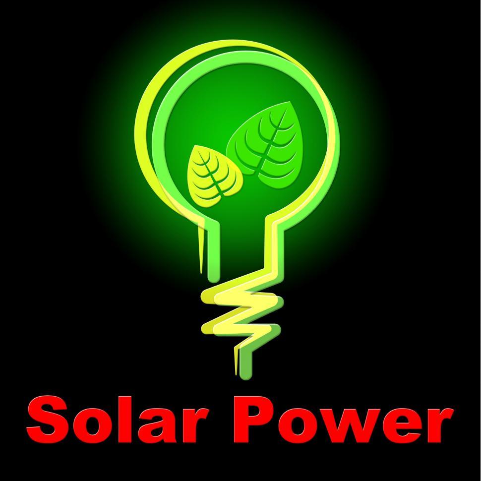 Free Image of Solar Power Represents Alternative Energy And Countryside 