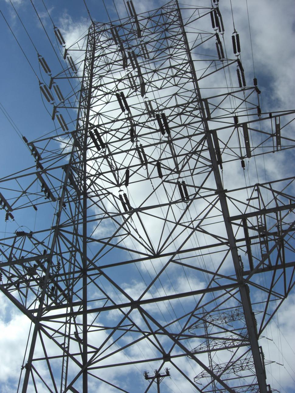Free Image of Power Lines/Transformers 