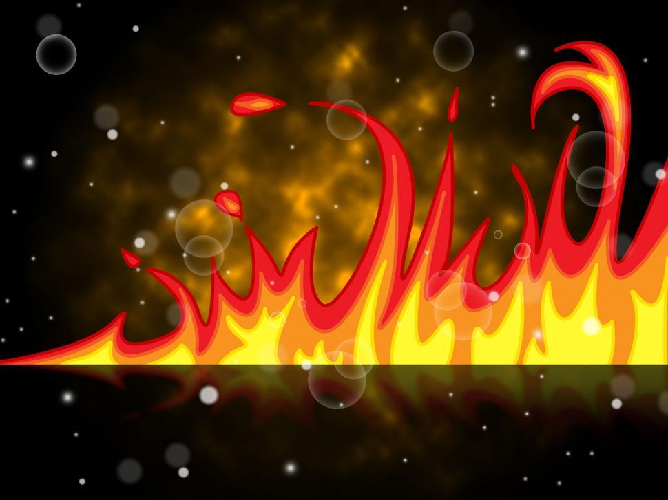 Free Image of Fire Night Means Bonfire Inferno And Nighttime 
