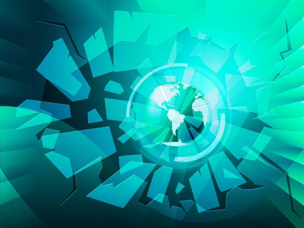 Free Image of Background Explosion Shows Explode Worldly And Globe 