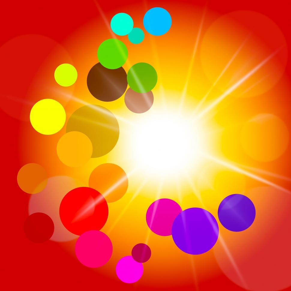Free Image of Circles Sun Indicates Light Burst And Summer 