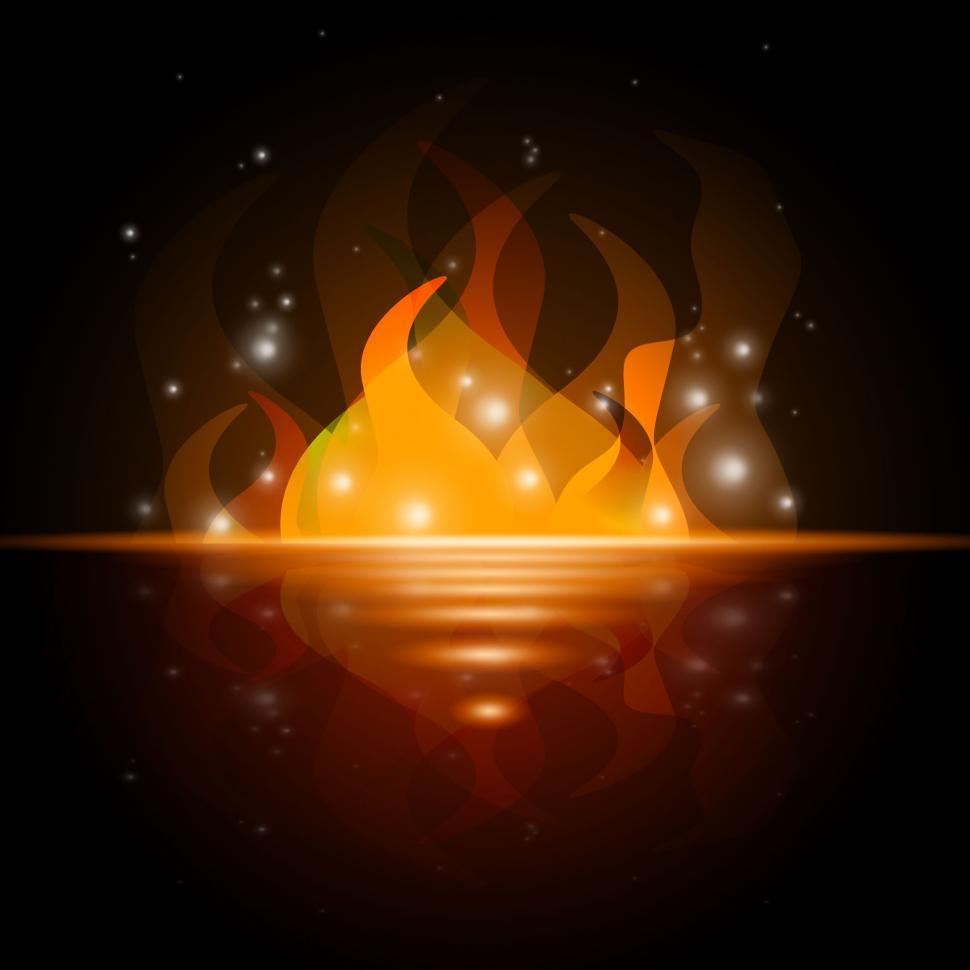 Free Image of Sea Stars Indicates Fire Blazing And Flaming 